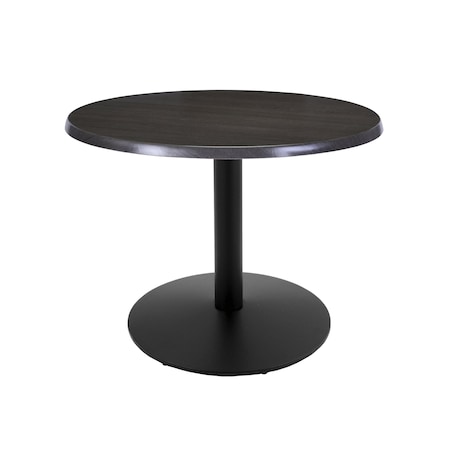 Holland Bar Stool Co 30" Tall In/Outdoor All-Season Table, 30" dia. Charcoal Top OD214-2230BWOD30RChar